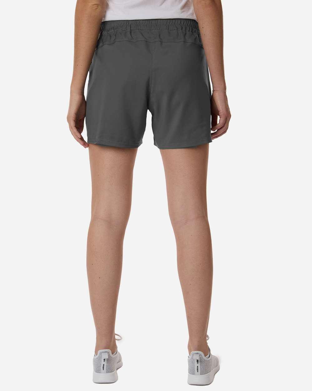 Team Grey Four/ White Women's D4T Woven 3" Shorts - AT306