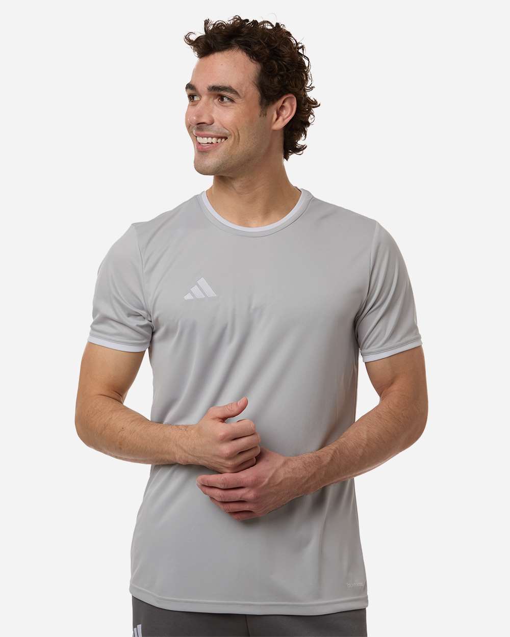 Team Light Grey/ White Men's Entrada 26 Jersey - AT115