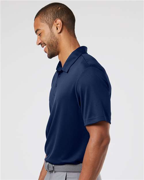 Team Navy Blue/ White Floating 3-Stripes Polo - A480