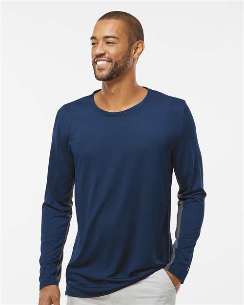 Team Navy Team Issue Hydrolix Long Sleeve T-Shirt - FOA402992