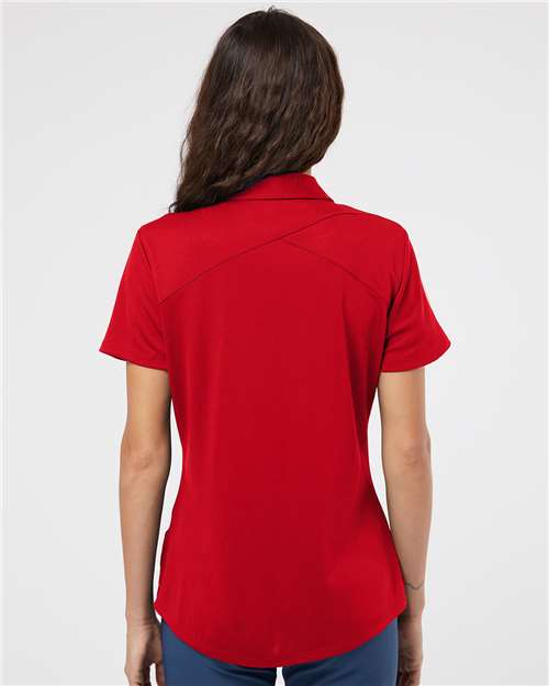 Team Power Red/ White Women&#39;s Floating 3-Stripes Polo - A481