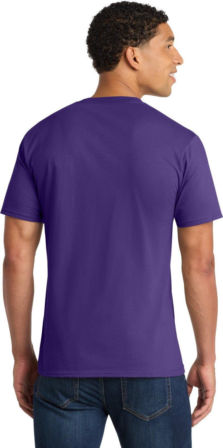 Team Purple Port & Co Fan Favorite Tee. PC450