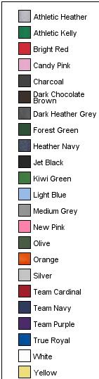 Team Purple Port & Co Women's Fan Favorite Tee. LPC450