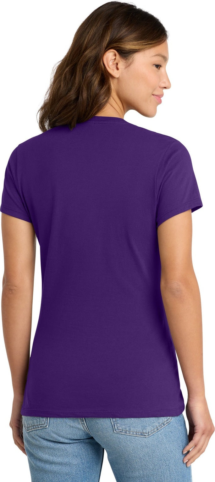 Team Purple Port & Co Women's Fan Favorite Tee. LPC450