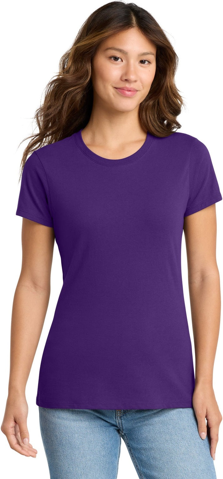 Team Purple Port & Co Women's Fan Favorite Tee. LPC450