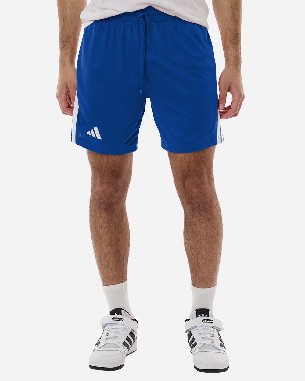 Team Royal Blue/ White Men's 3-Stripes 7" Shorts - AT300