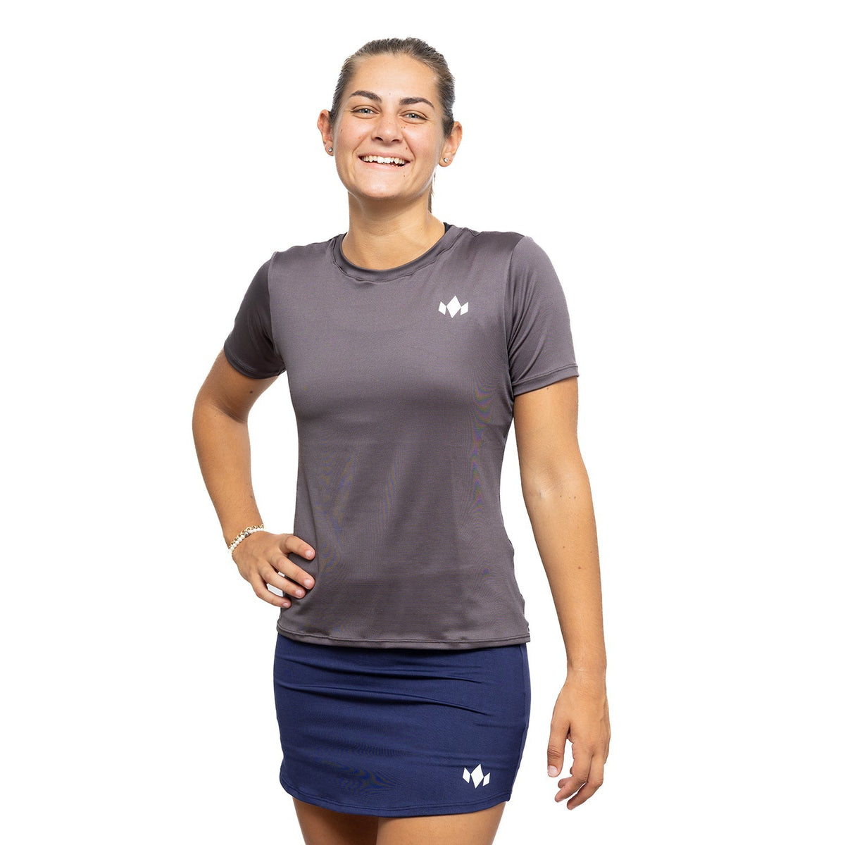 Team Women’s Essential Crewneck T-shirt - Charcoal Grey / Xs
