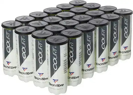 Tecnifibre All Court Tennis Balls Case 24x - Yellow