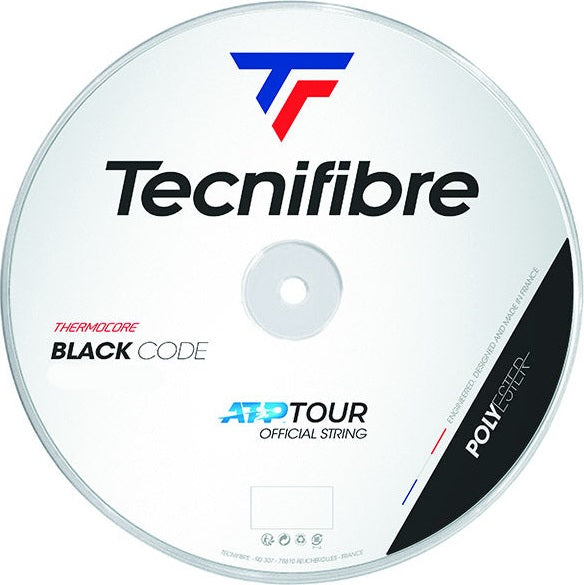 Tecnifibre Black Code Reel 660’ (black) - 1.24