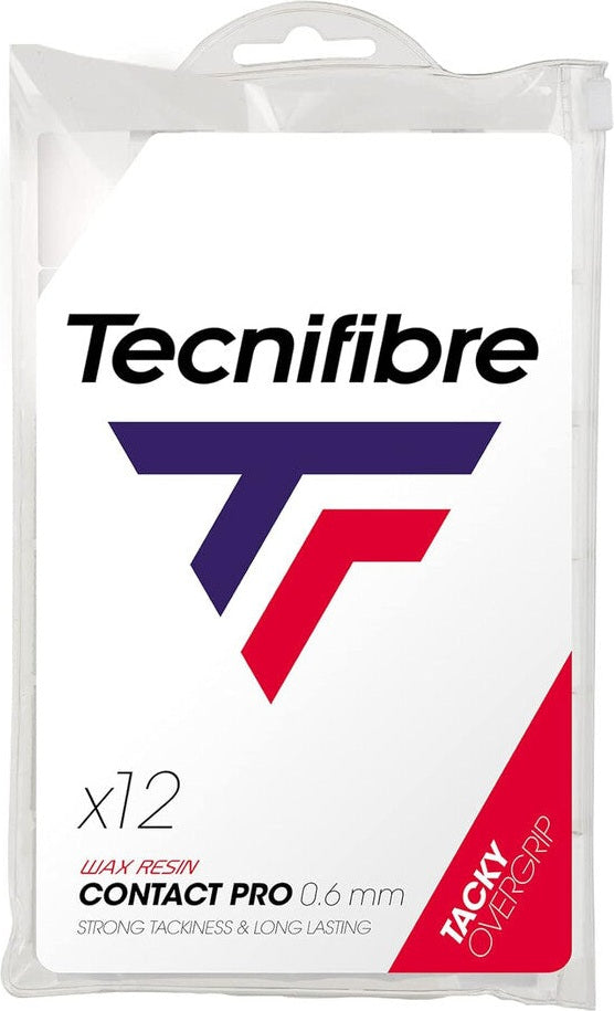 Tecnifibre Pro Contact Overgrip (12x) - White