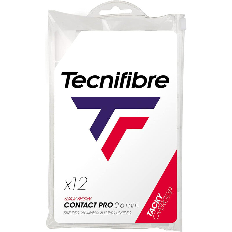 Tecnifibre Pro Contact Overgrip (12x) (white) - Os