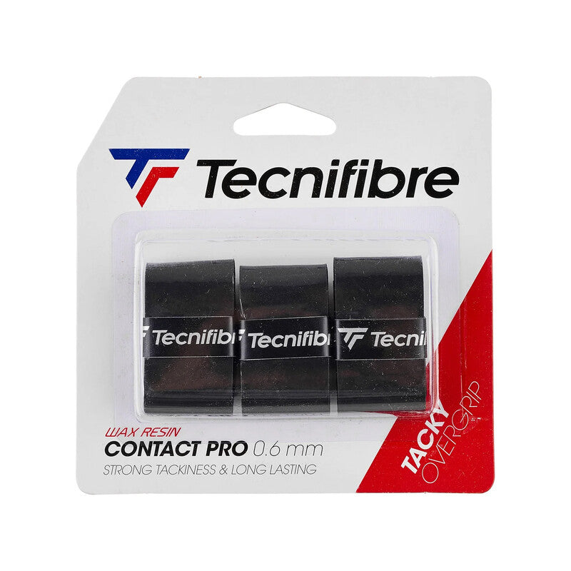 Tecnifibre Pro Contact Overgrip (3x) (black) - Blk / Os