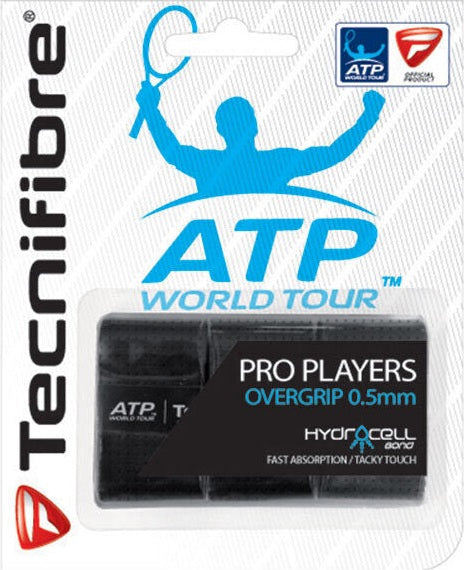 Tecnifibre Pro Players Overgrip (3x) - Black