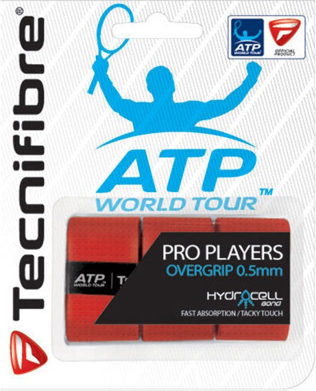Tecnifibre Pro Players Overgrip (3x) - Red