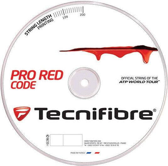 Tecnifibre Pro Red Code Reel 660’ - White