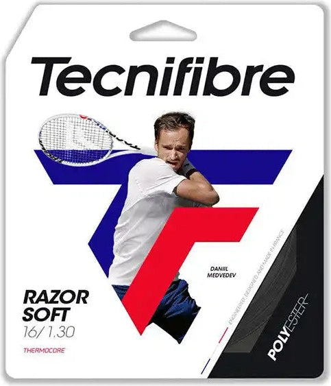 Tecnifibre Razor Soft Tennis String - Gray