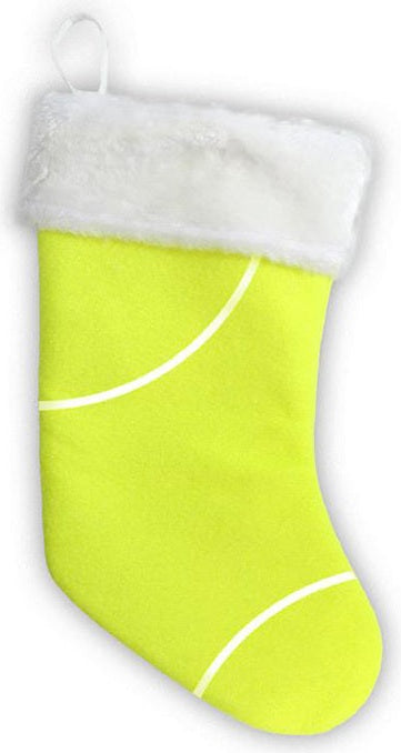 Tennis Christmas Stocking (18’’) - Yel / Os