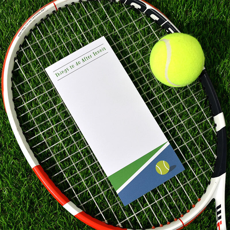 Tennis Notepad - Things to do After - Wht / Os