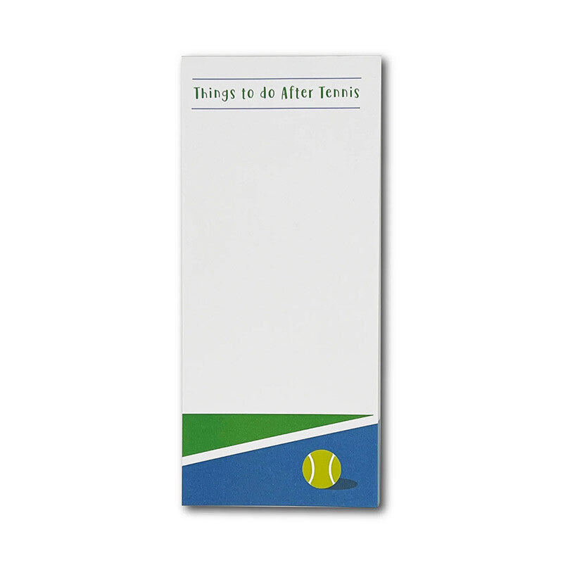 Tennis Notepad - Things to do After - Wht / Os