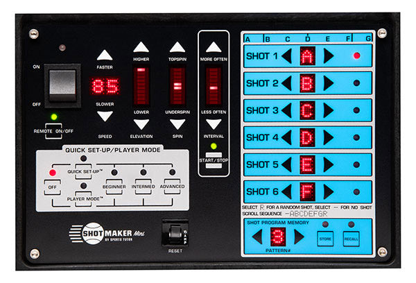 Tennis Tutor Shotmaker Mini Deluxe (ac)