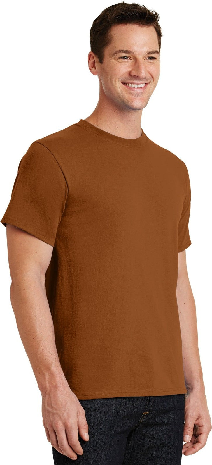 Texas Orange Port & Co Essential Tee. PC61