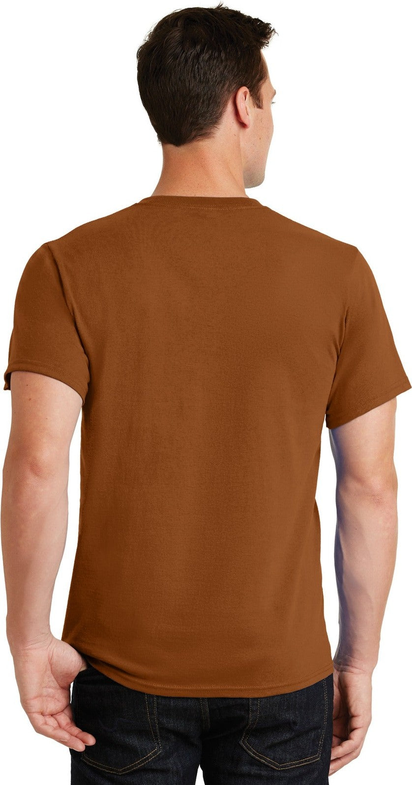 Texas Orange Port & Co Essential Tee. PC61