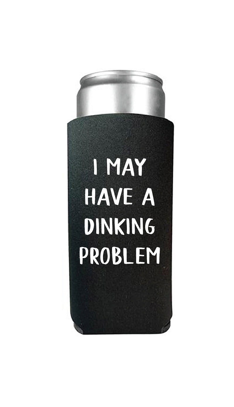 The Dink Dinking Problem Slim can Cooler - Blk / Os
