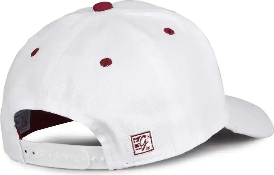 The Game Gb2016 White Snapback Cotton Twill Cap - Cardinal - 6 7/8’’ - 7 5/8’’