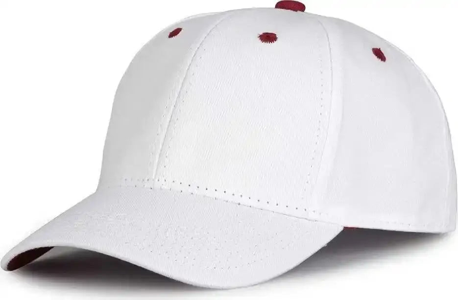 The Game Gb2016 White Snapback Cotton Twill Cap - Cardinal