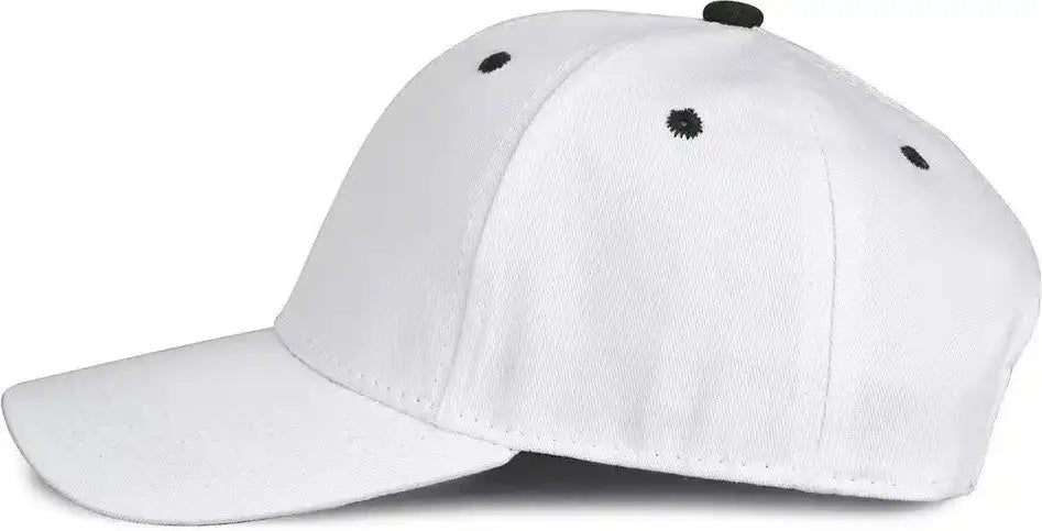 The Game Gb2016 White Snapback Cotton Twill Cap - Dark Green