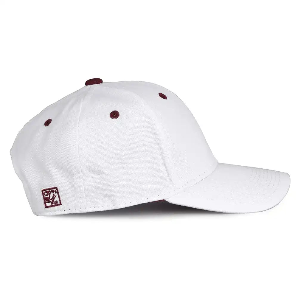 The Game Gb2016 White Snapback Cotton Twill Cap - Maroon - 6 7/8’’ - 7 5/8’’