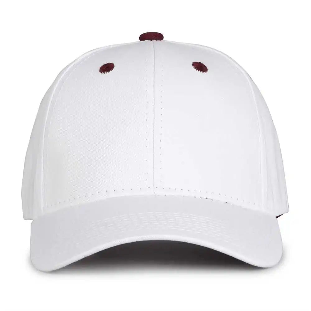 The Game Gb2016 White Snapback Cotton Twill Cap - Maroon - 6 7/8’’ - 7 5/8’’
