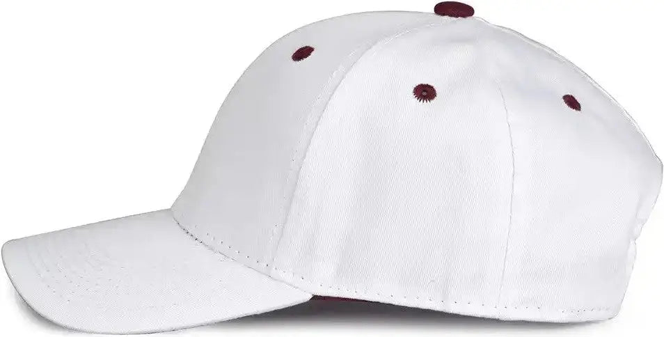 The Game Gb2016 White Snapback Cotton Twill Cap - Maroon