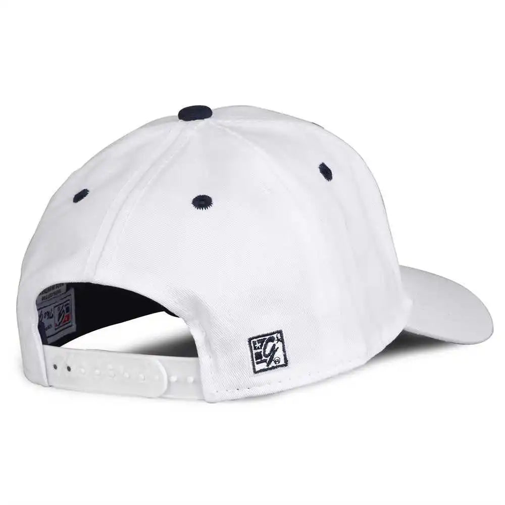The Game Gb2016 White Snapback Cotton Twill Cap - Navy - 6 7/8’’ - 7 5/8’’
