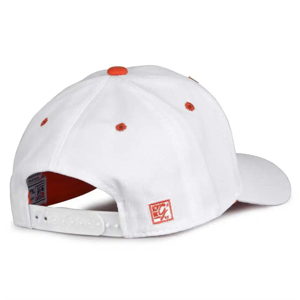 The Game Gb2016 White Snapback Cotton Twill Cap - Orange - 6 7/8’’ - 7 5/8’’