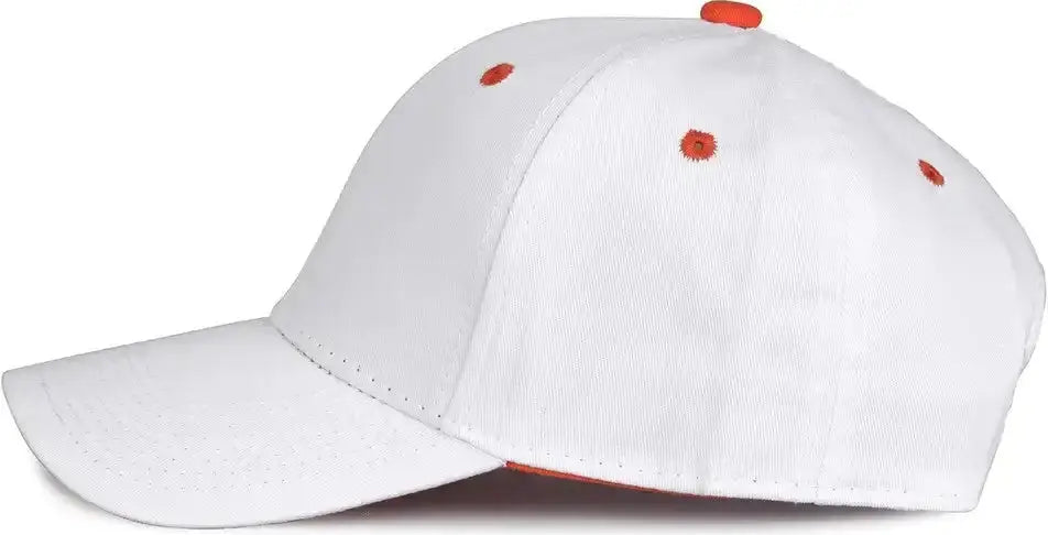 The Game Gb2016 White Snapback Cotton Twill Cap - Orange - 6 7/8’’ - 7 5/8’’