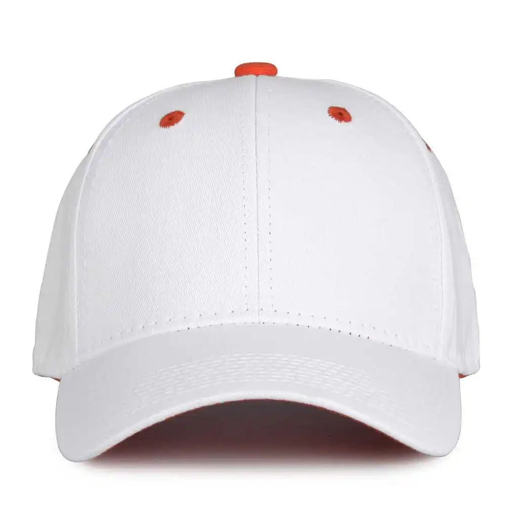The Game Gb2016 White Snapback Cotton Twill Cap - Orange - 6 7/8’’ - 7 5/8’’
