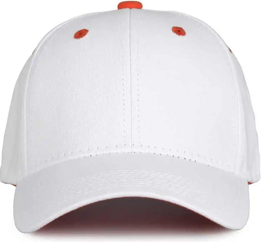 The Game Gb2016 White Snapback Cotton Twill Cap - Orange - 6 7/8’’ - 7 5/8’’