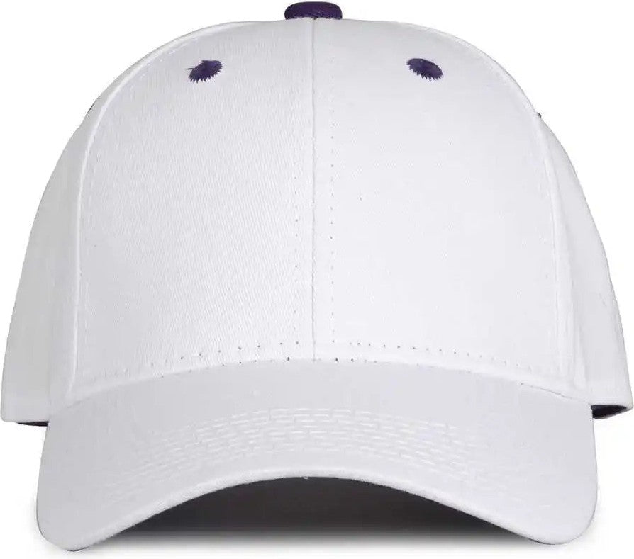 The Game Gb2016 White Snapback Cotton Twill Cap - Purple - 6 7/8’’ - 7 5/8’’