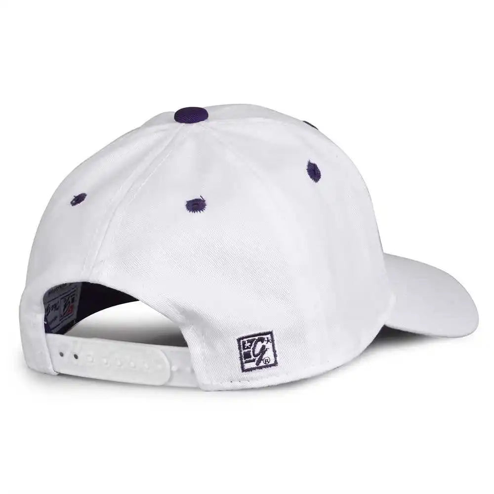 The Game Gb2016 White Snapback Cotton Twill Cap - Purple - 6 7/8’’ - 7 5/8’’
