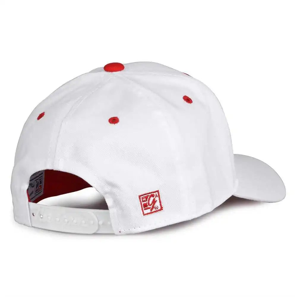 The Game Gb2016 White Snapback Cotton Twill Cap - Red - 6 7/8’’ - 7 5/8’’