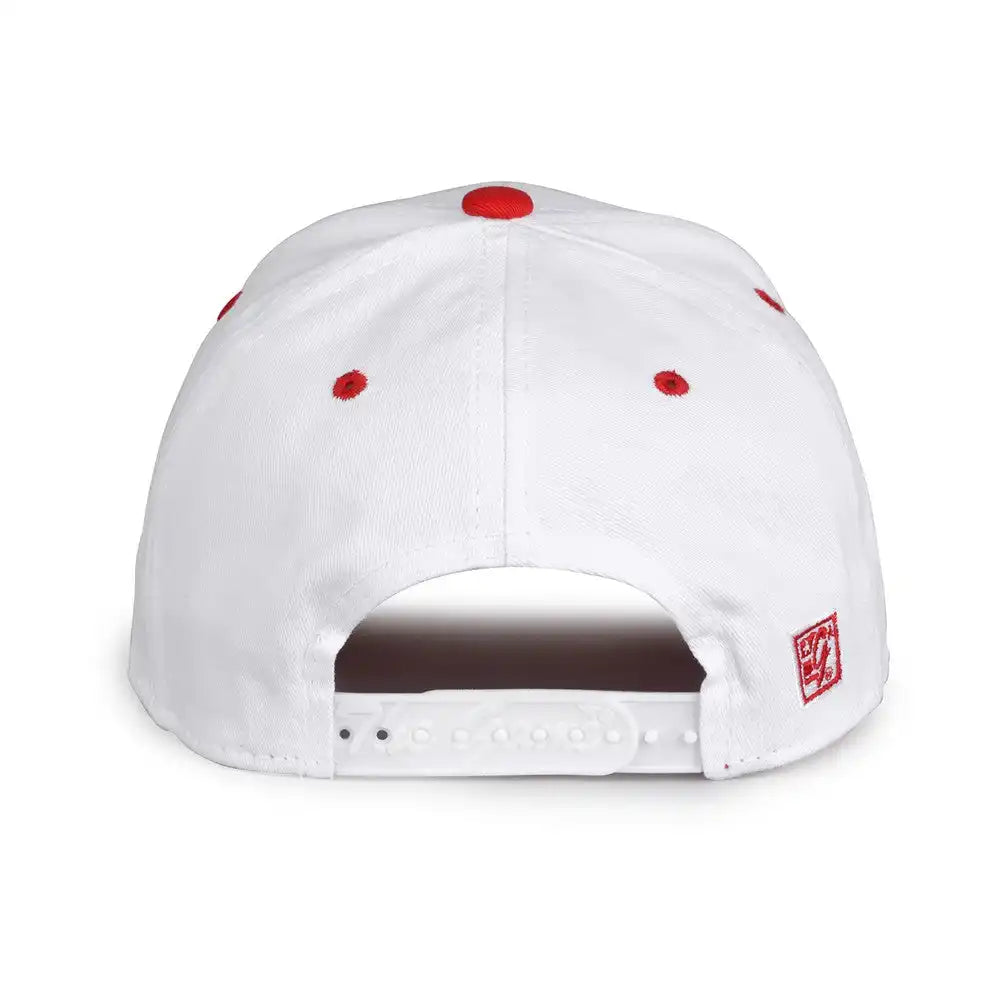 The Game Gb2016 White Snapback Cotton Twill Cap - Red - 6 7/8’’ - 7 5/8’’