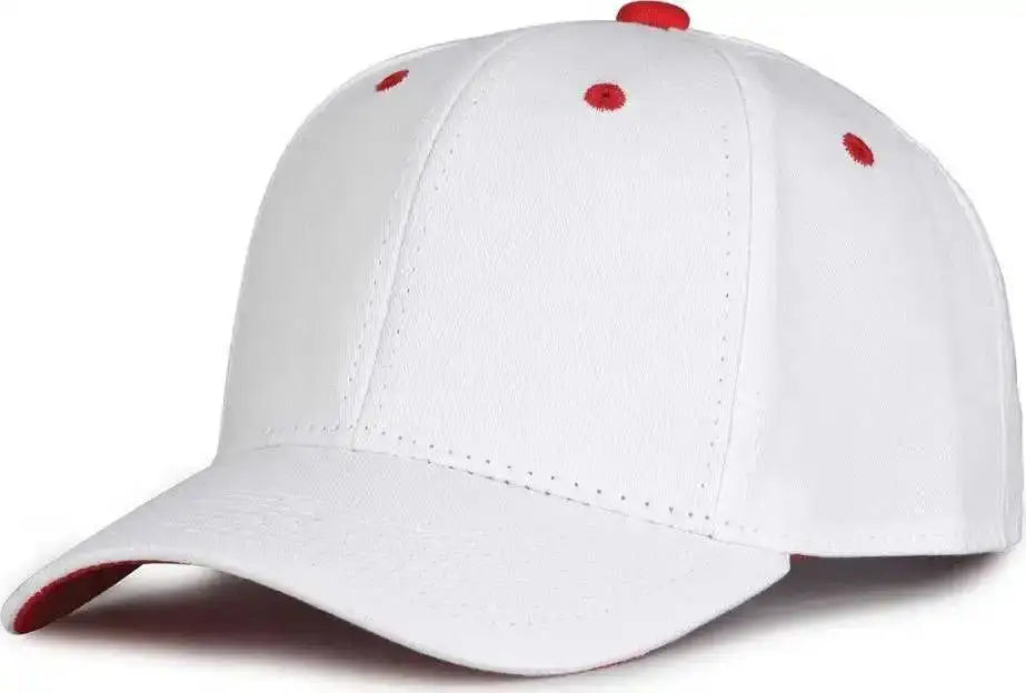 The Game Gb2016 White Snapback Cotton Twill Cap - Red - 6 7/8’’ - 7 5/8’’