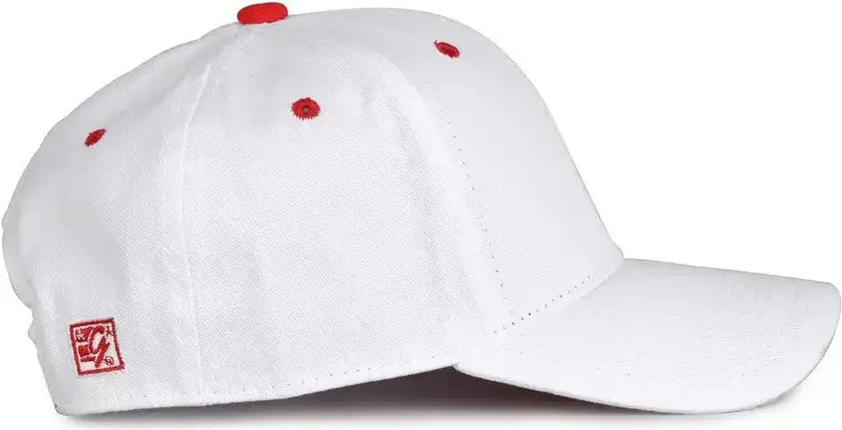 The Game Gb2016 White Snapback Cotton Twill Cap - Red - 6 7/8’’ - 7 5/8’’