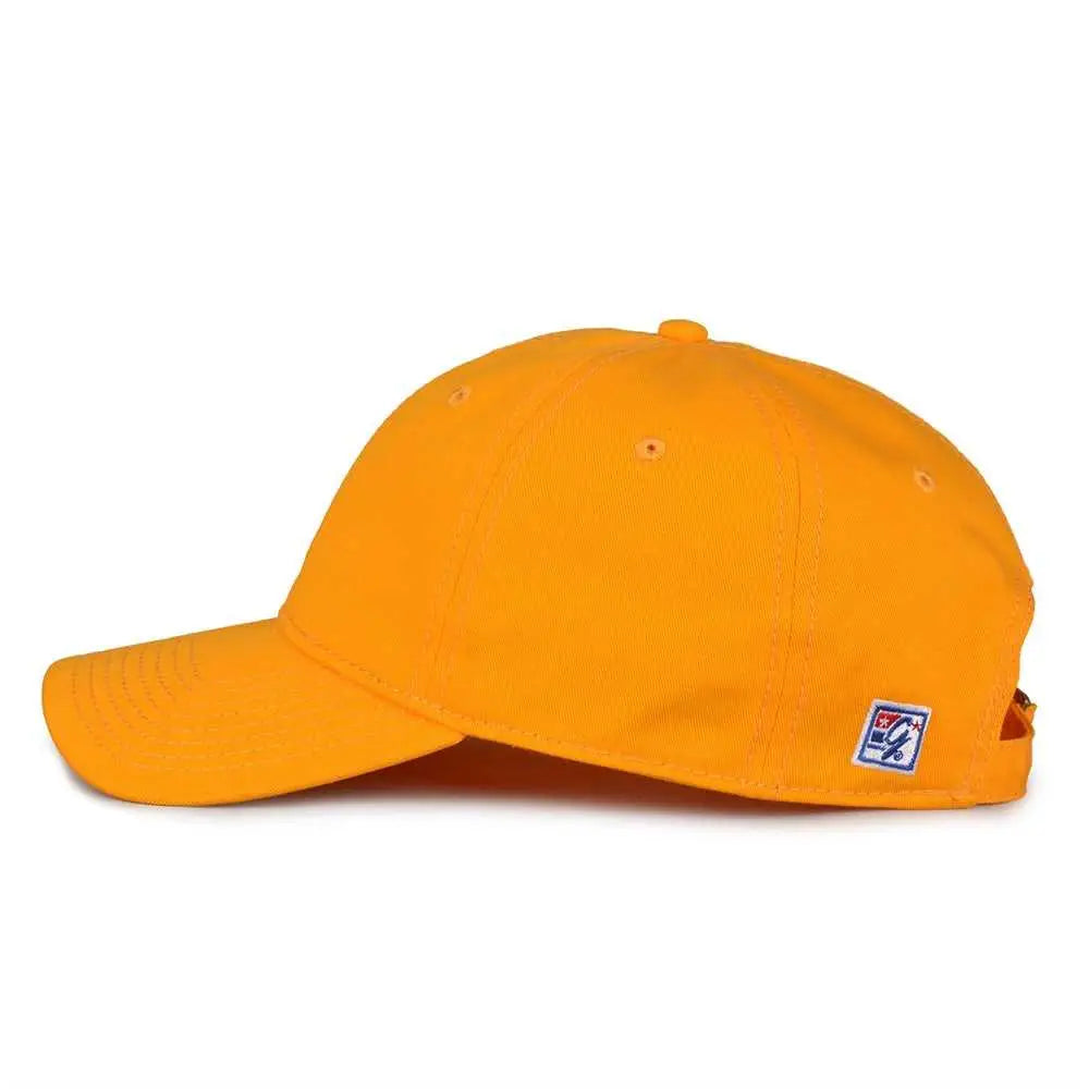 The Game Gb210 Classic Relaxed Garment Washed Twill Cap - Athletic Gold - 6 7/8’’ - 7 5/8’’