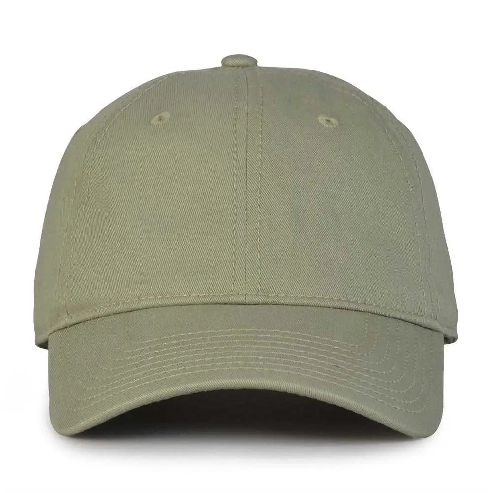 The Game Gb210 Classic Relaxed Garment Washed Twill Cap - Avocado - Gray / 6 7/8’’ - 7 5/8’’