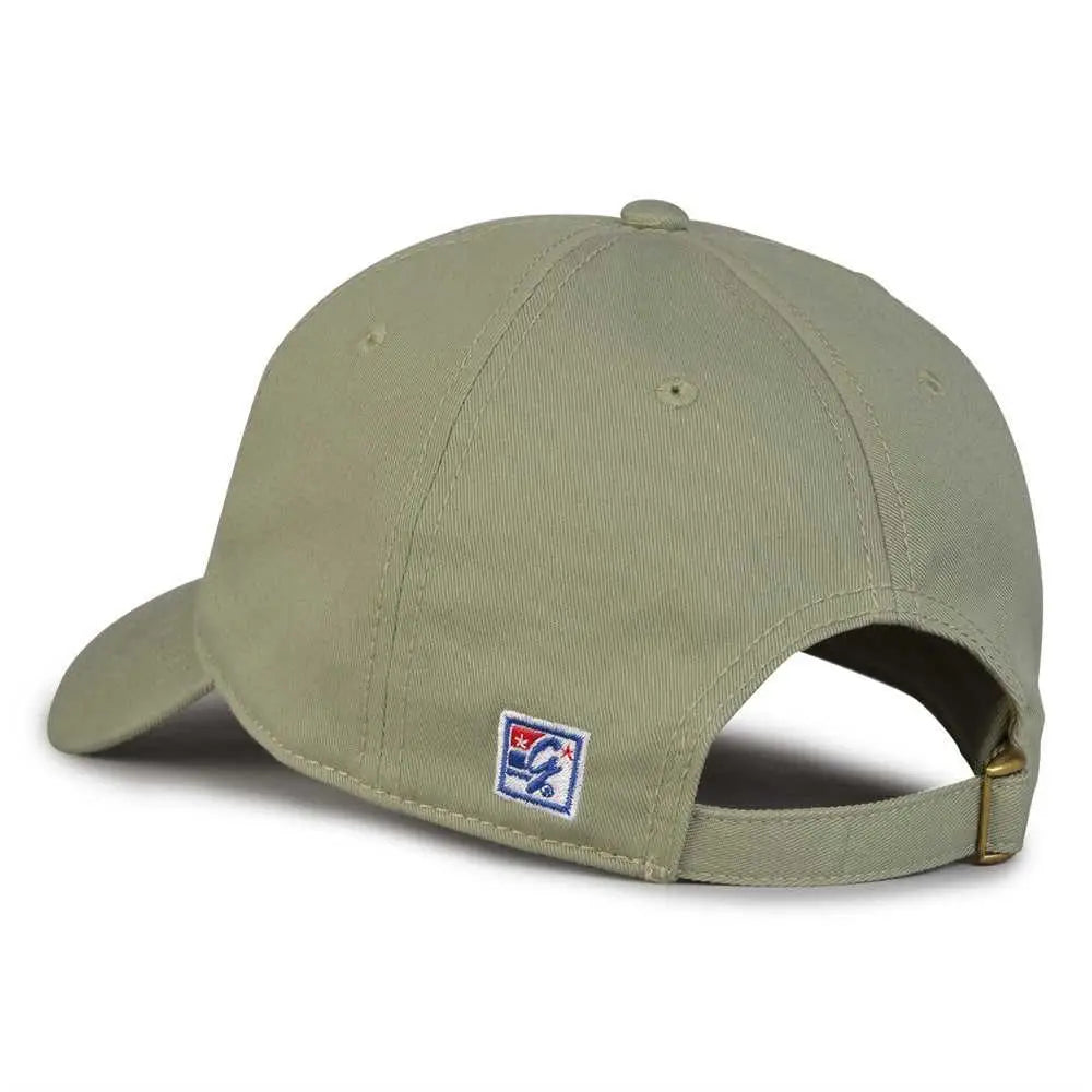 The Game Gb210 Classic Relaxed Garment Washed Twill Cap - Avocado
