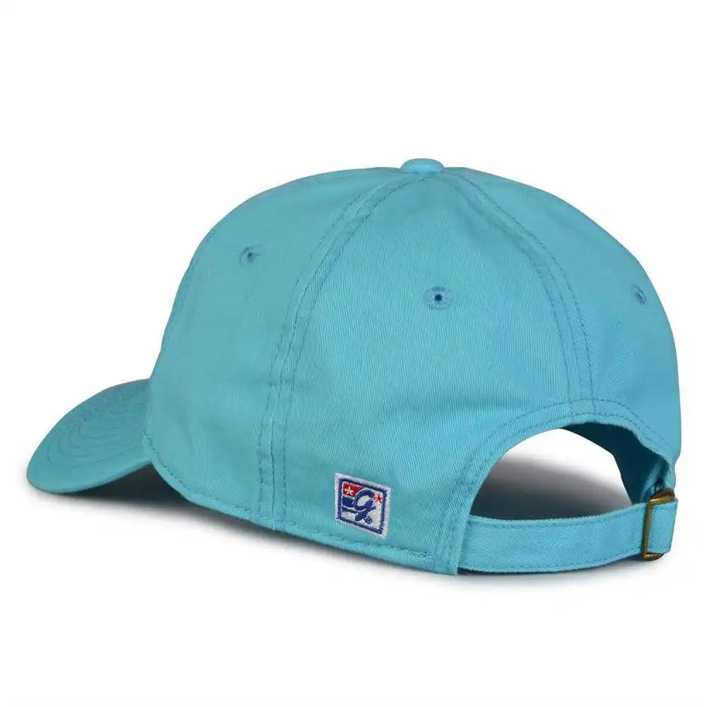 The Game Gb210 Classic Relaxed Garment Washed Twill Cap Blue Taffy Teal / 6 7/8’’ 7 5/8’’