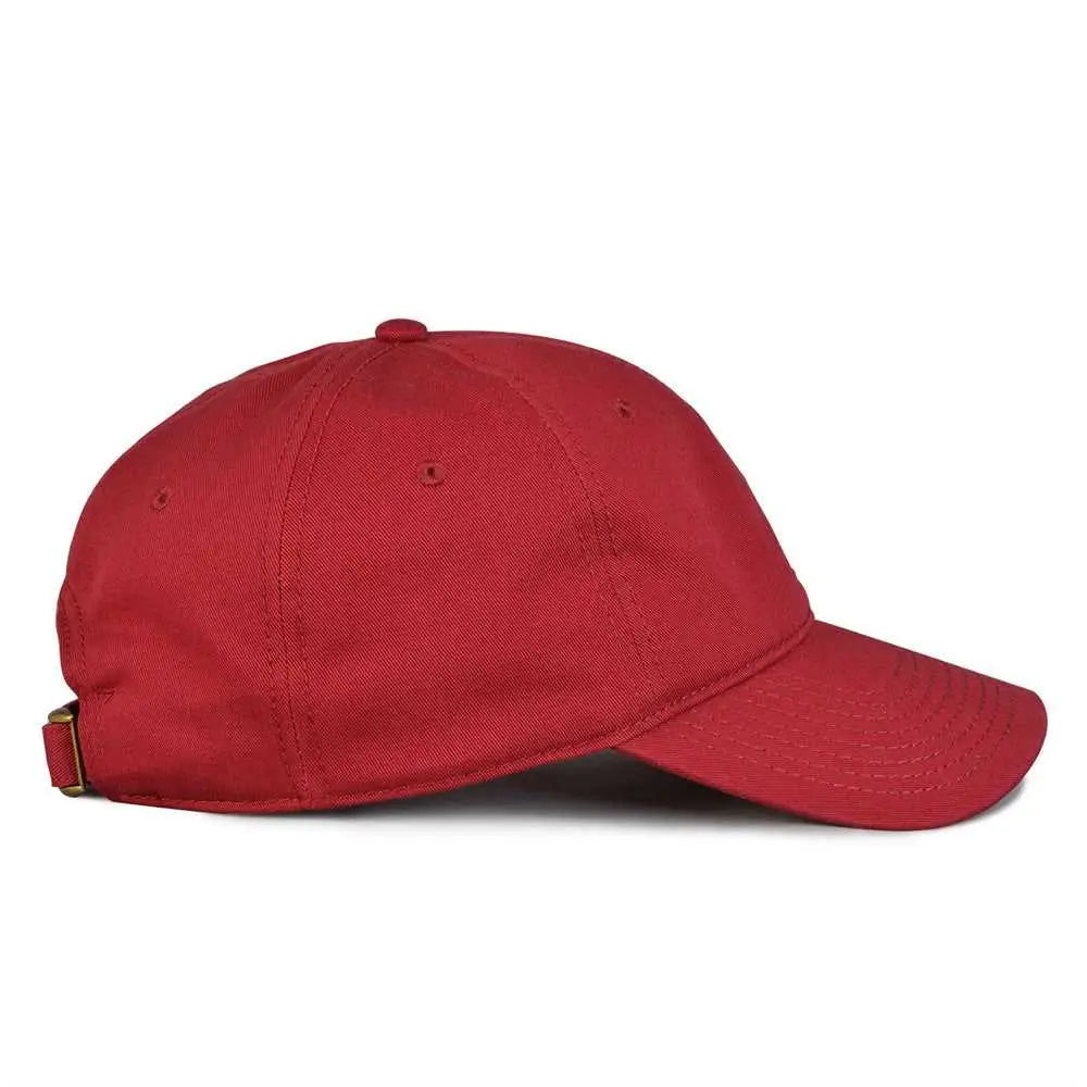 The Game Gb210 Classic Relaxed Garment Washed Twill Cap - Cardinal - 6 7/8’’ - 7 5/8’’