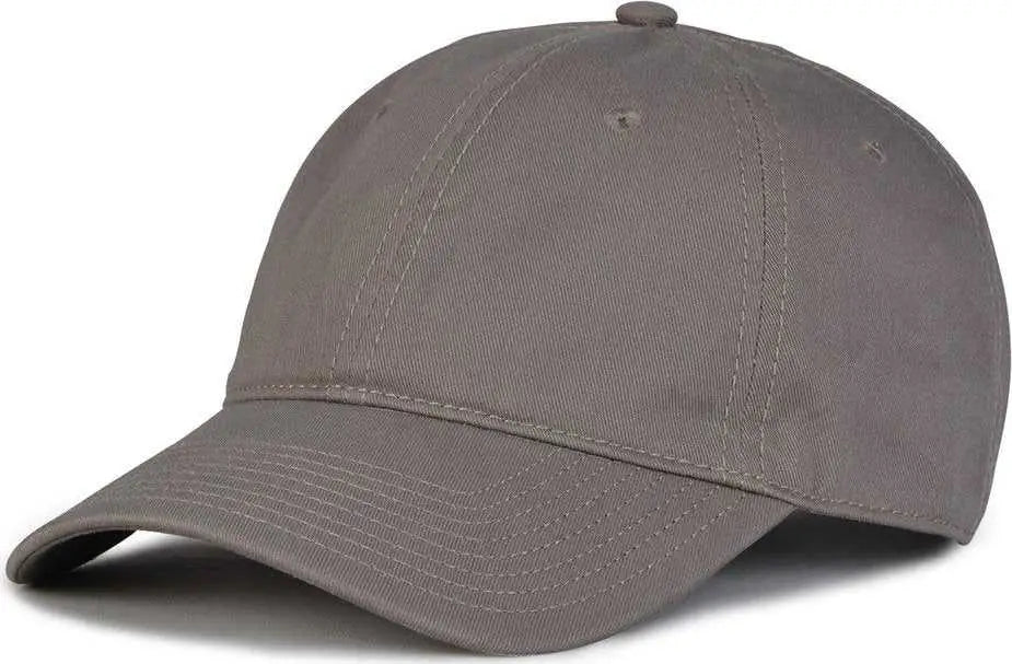 The Game Gb210 Classic Relaxed Garment Washed Twill Cap - Charcoal